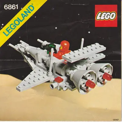 LEGO Space 6861 X1 Patrol Craft set