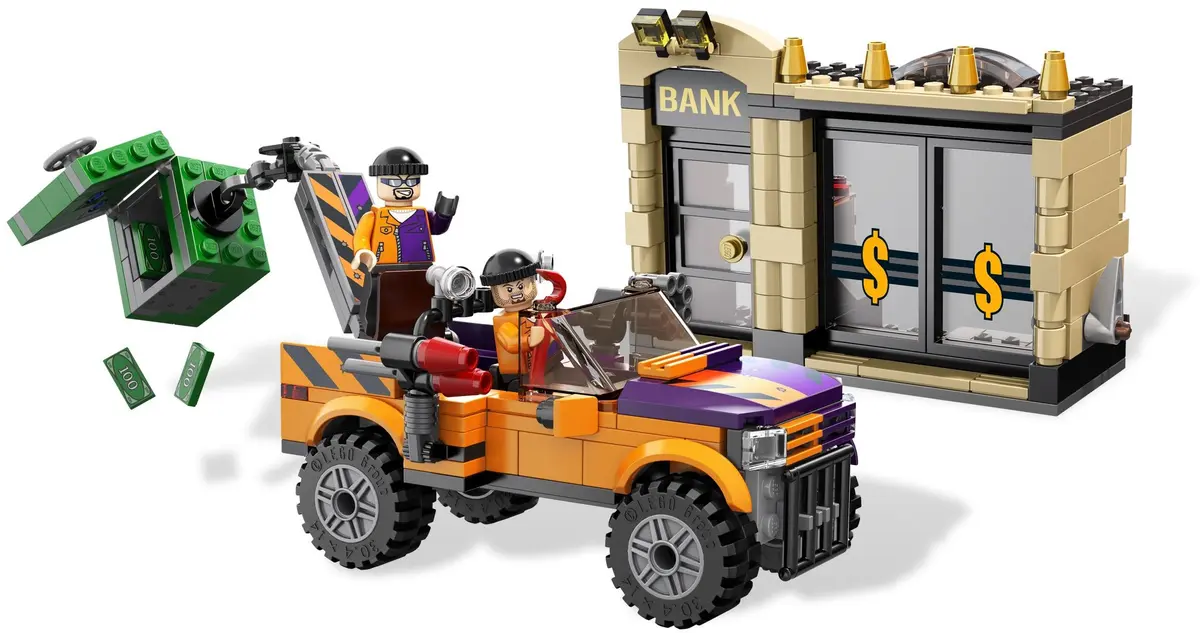 LEGO DC Comics Super Heroes 6864 Batmobile and the Two-Face Chase set, image 4