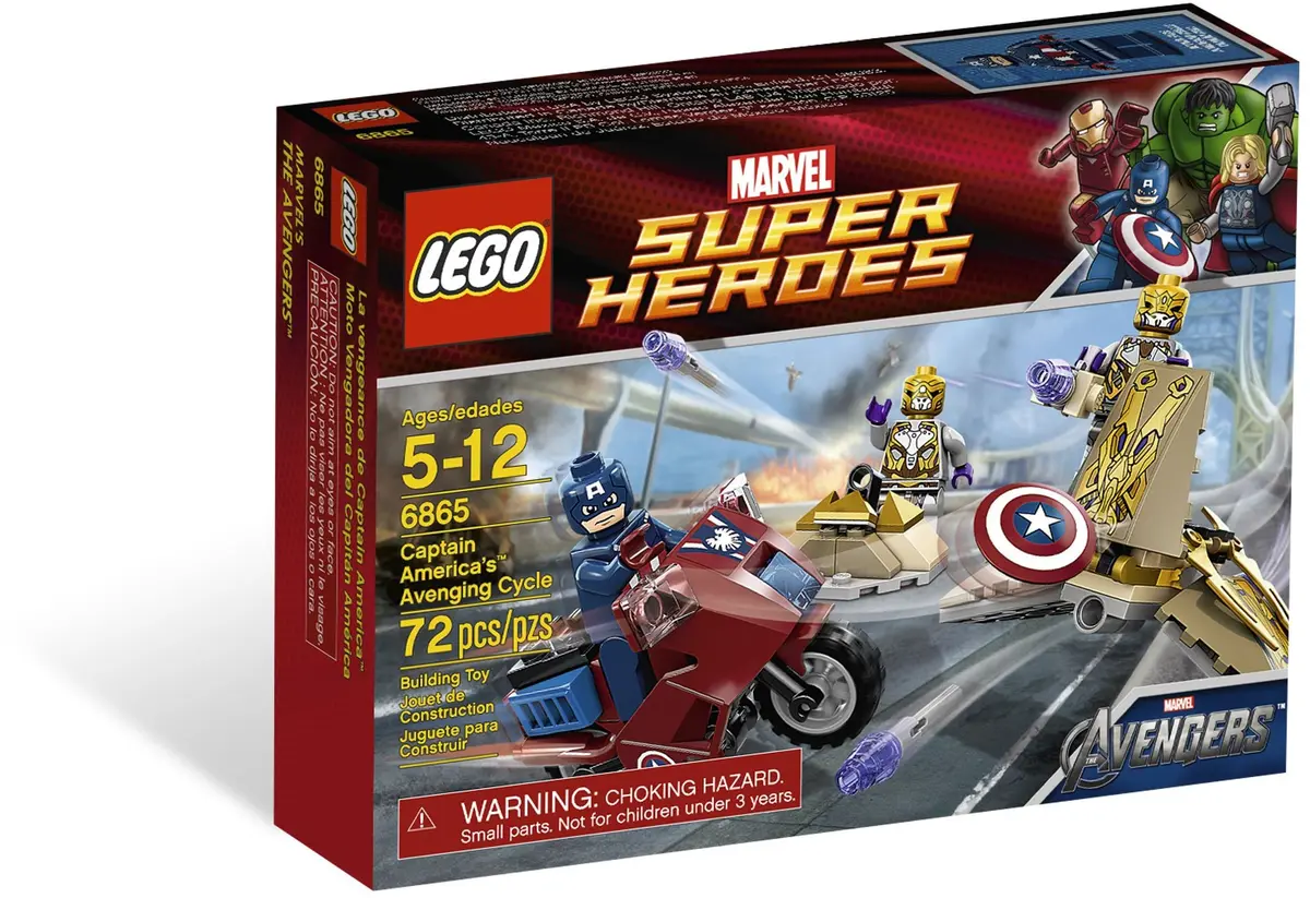 LEGO Marvel Super Heroes 6865 Captain America's Avenging Cycle set, image 2