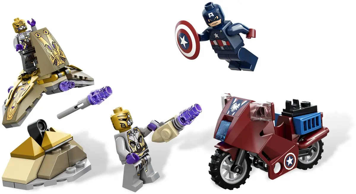 LEGO Marvel Super Heroes 6865 Captain America's Avenging Cycle set, image 3