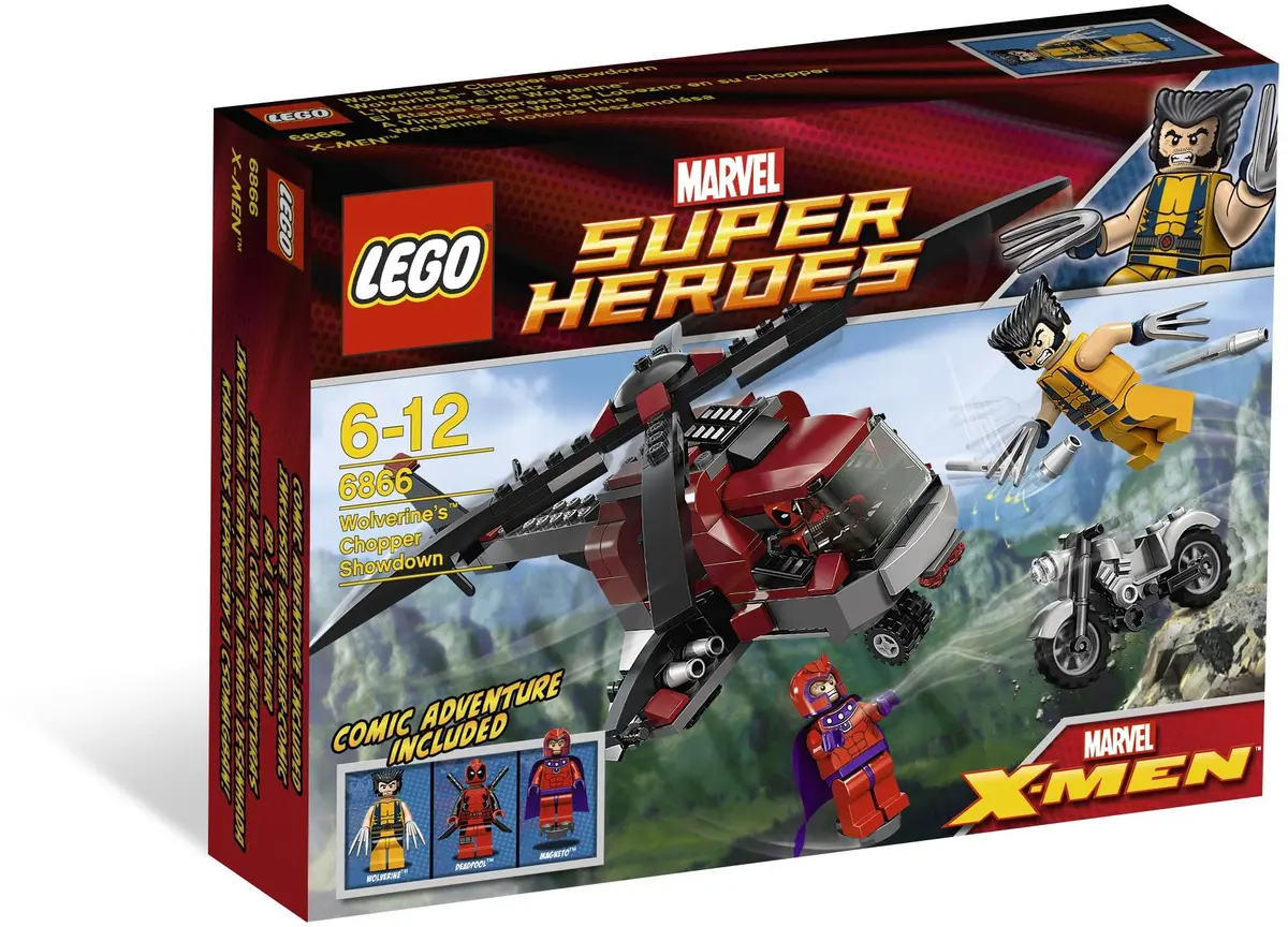 LEGO Marvel Super Heroes 6866 Wolverine's Chopper Showdown set, image 2