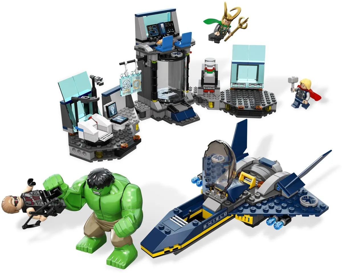 LEGO Marvel Super Heroes 6868 Hulk's Helicarrier Breakout set, image 5