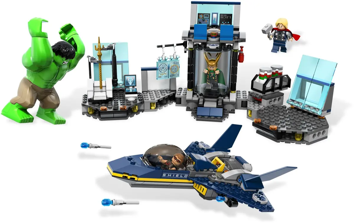 LEGO Marvel Super Heroes 6868 Hulk's Helicarrier Breakout set