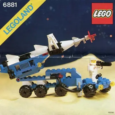 LEGO Space 6881 Lunar Rocket Launcher set