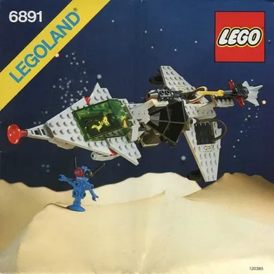 LEGO Space 6891 Gamma V Laser Craft set
