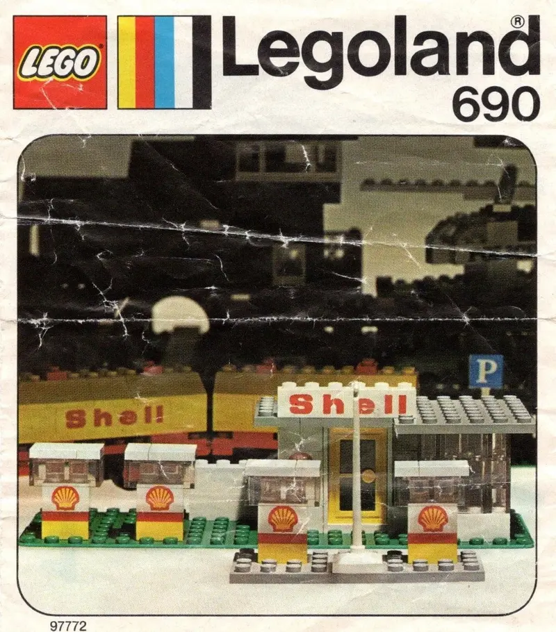 LEGO LEGOLAND 690 Shell Garage set, image 2
