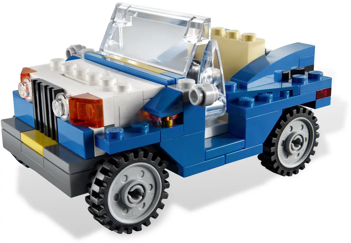 LEGO Creator 6913 Blue Roadster set, image 5