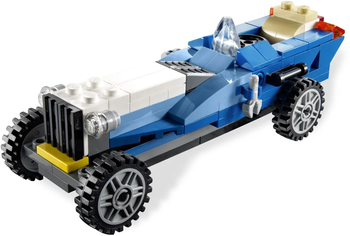 LEGO Creator 6913 Blue Roadster set, image 4