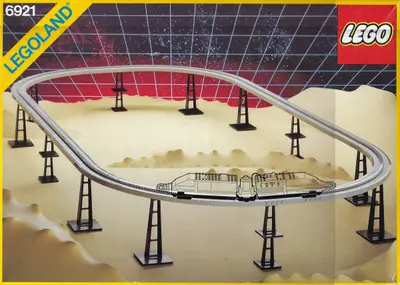 LEGO Space 6921 Monorail Accessory Track set