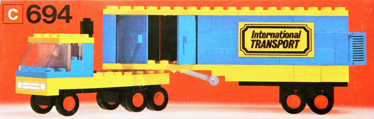 LEGO LEGOLAND 694 Transport Truck set