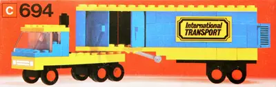 LEGO LEGOLAND 694 Transport Truck set