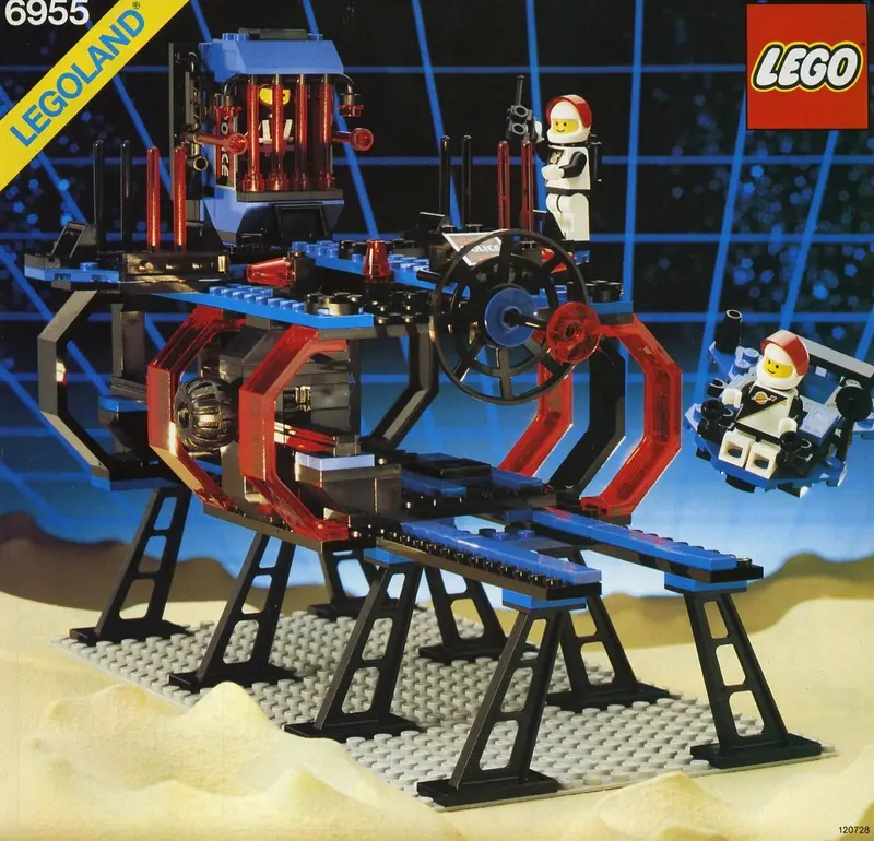 LEGO Space 6955 Space Lock-Up Isolation Base set