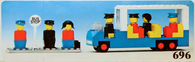 LEGO LEGOLAND 696 Bus Station set