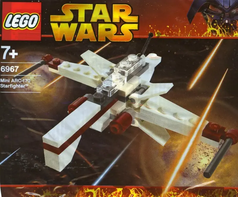 LEGO Star Wars 6967 Mini ARC-170 Starfighter set