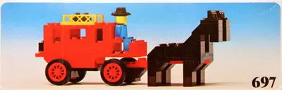 LEGO LEGOLAND 697 Stage Coach set
