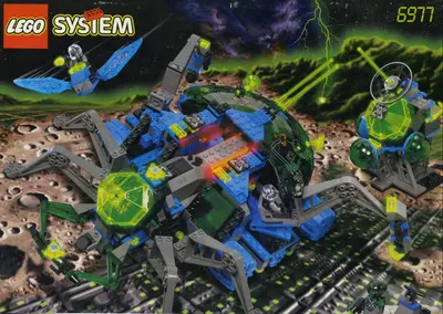 LEGO Space 6977 Arachnoid Star Base / Arachno Base set