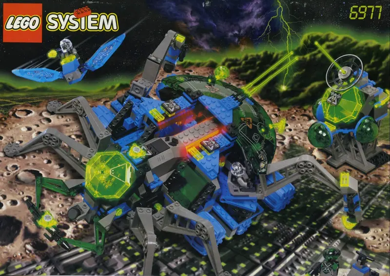 LEGO Space 6977 Arachnoid Star Base / Arachno Base set
