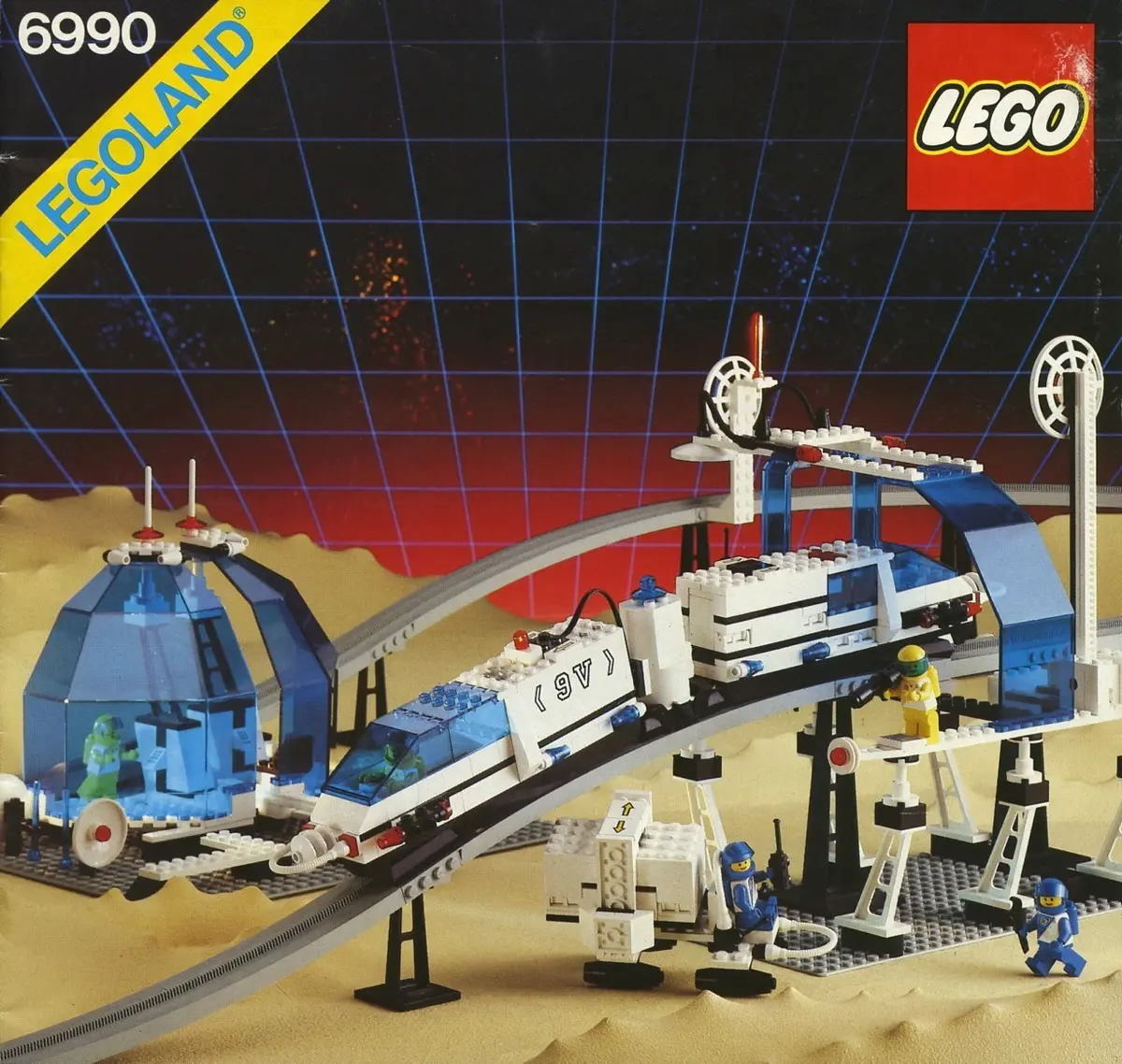 LEGO Space 6990 Monorail Transport System set