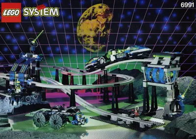 LEGO Space 6991 Monorail Transport Base set