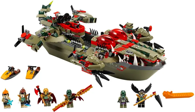 LEGO Legends of Chima 70006 Cragger's Command Ship set
