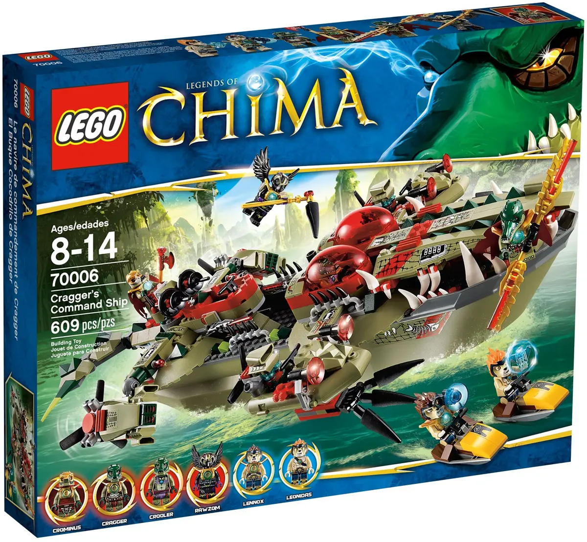 LEGO Legends of Chima 70006 Cragger's Command Ship set, image 2