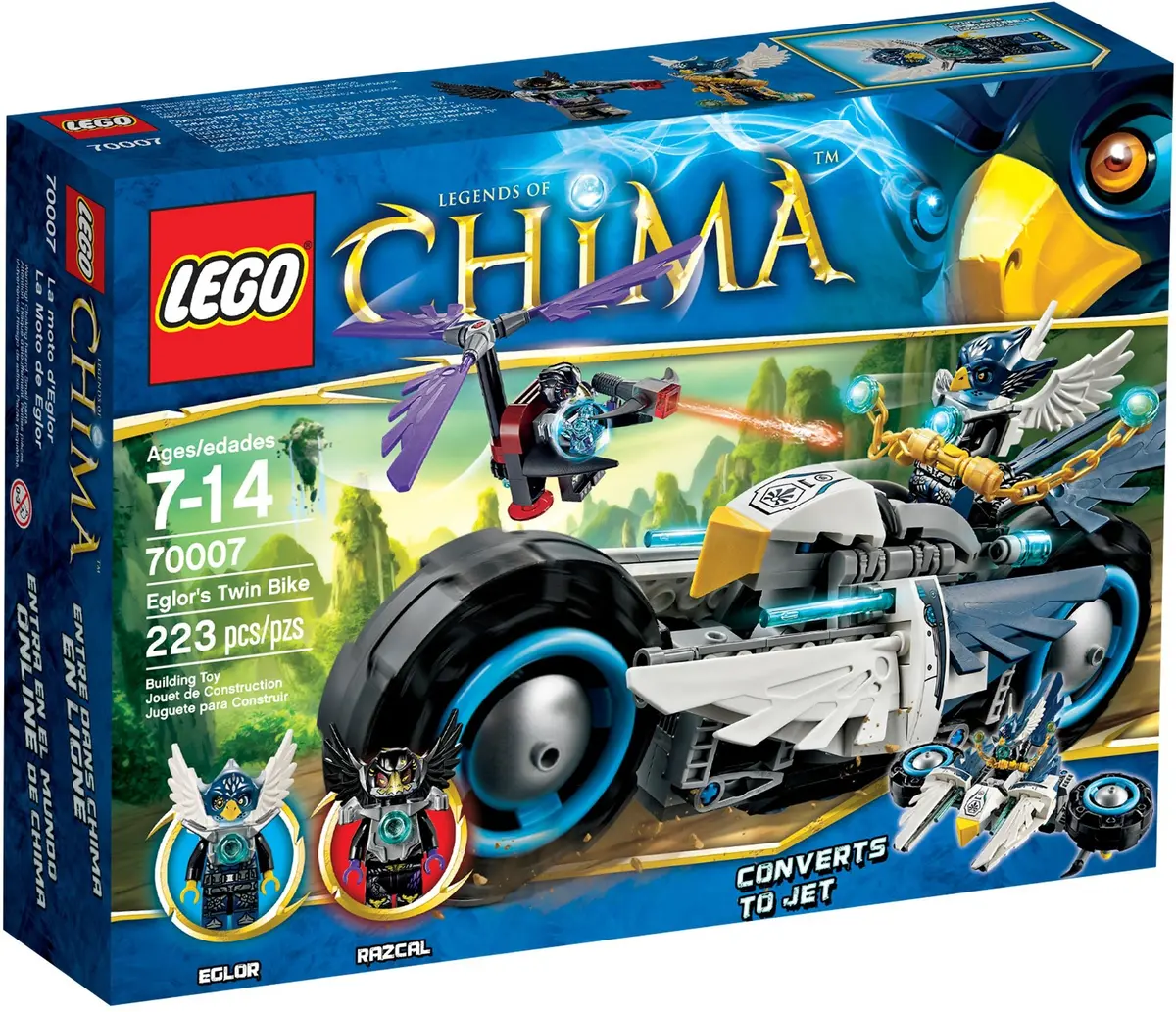 LEGO Legends of Chima 70007 Eglor's Twin Bike set, image 2