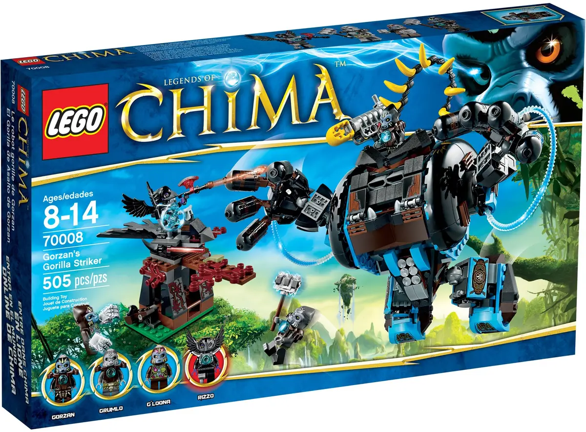 LEGO Legends of Chima 70008 Gorzan's Gorilla Striker set, image 2