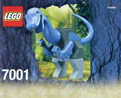 LEGO Dinosaurs 7001 Baby Iguanodon set
