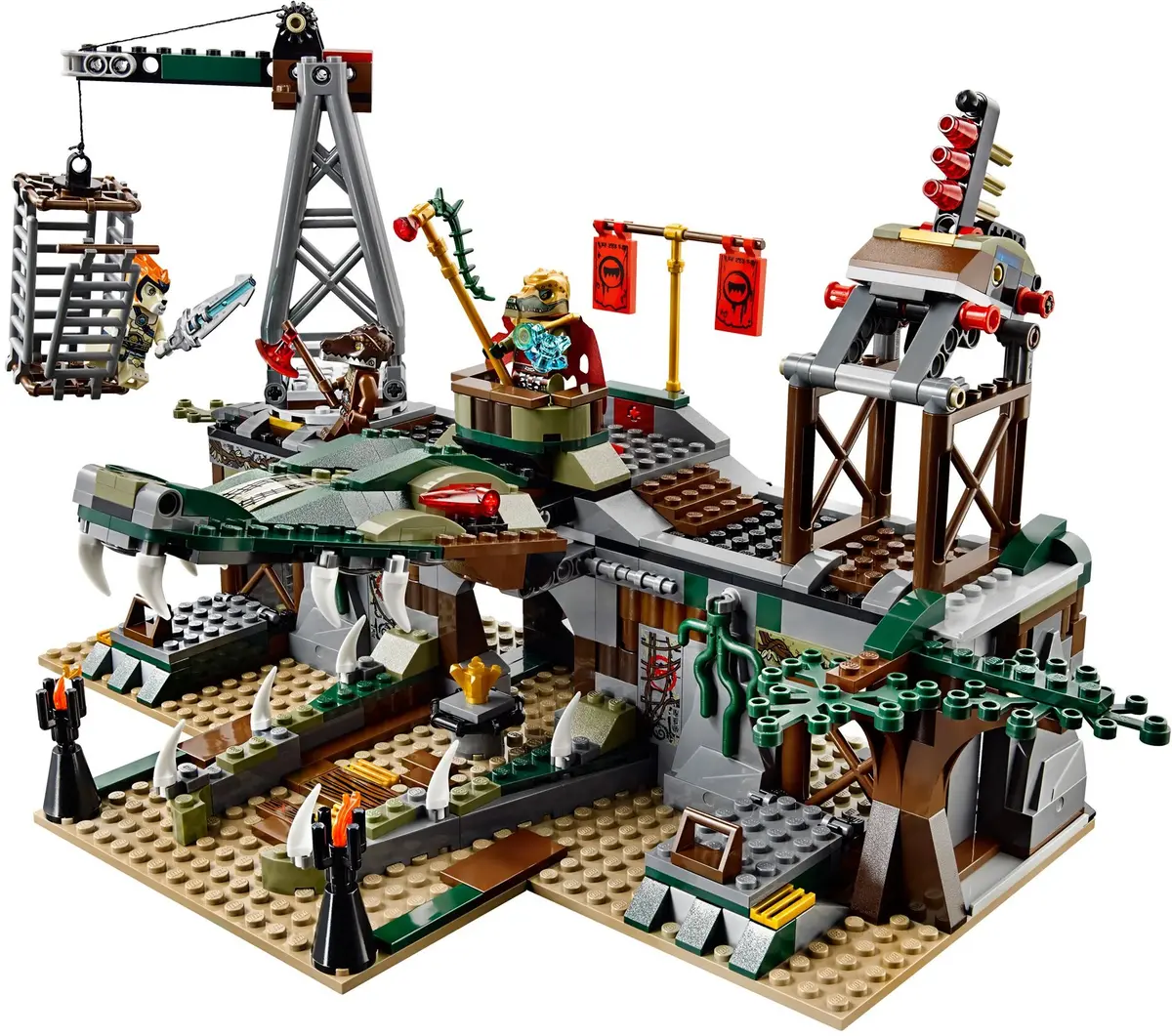 LEGO Legends of Chima 70014 The Croc Swamp Hideout set, image 4