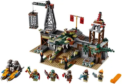 LEGO Legends of Chima 70014 The Croc Swamp Hideout set