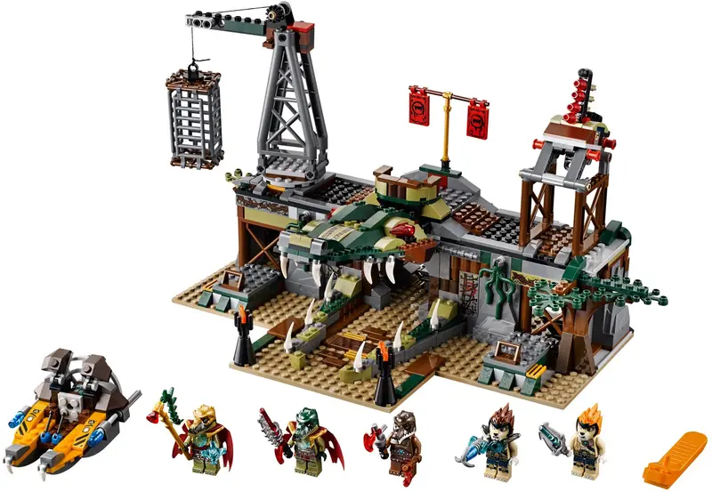 LEGO Legends of Chima 70014 The Croc Swamp Hideout set