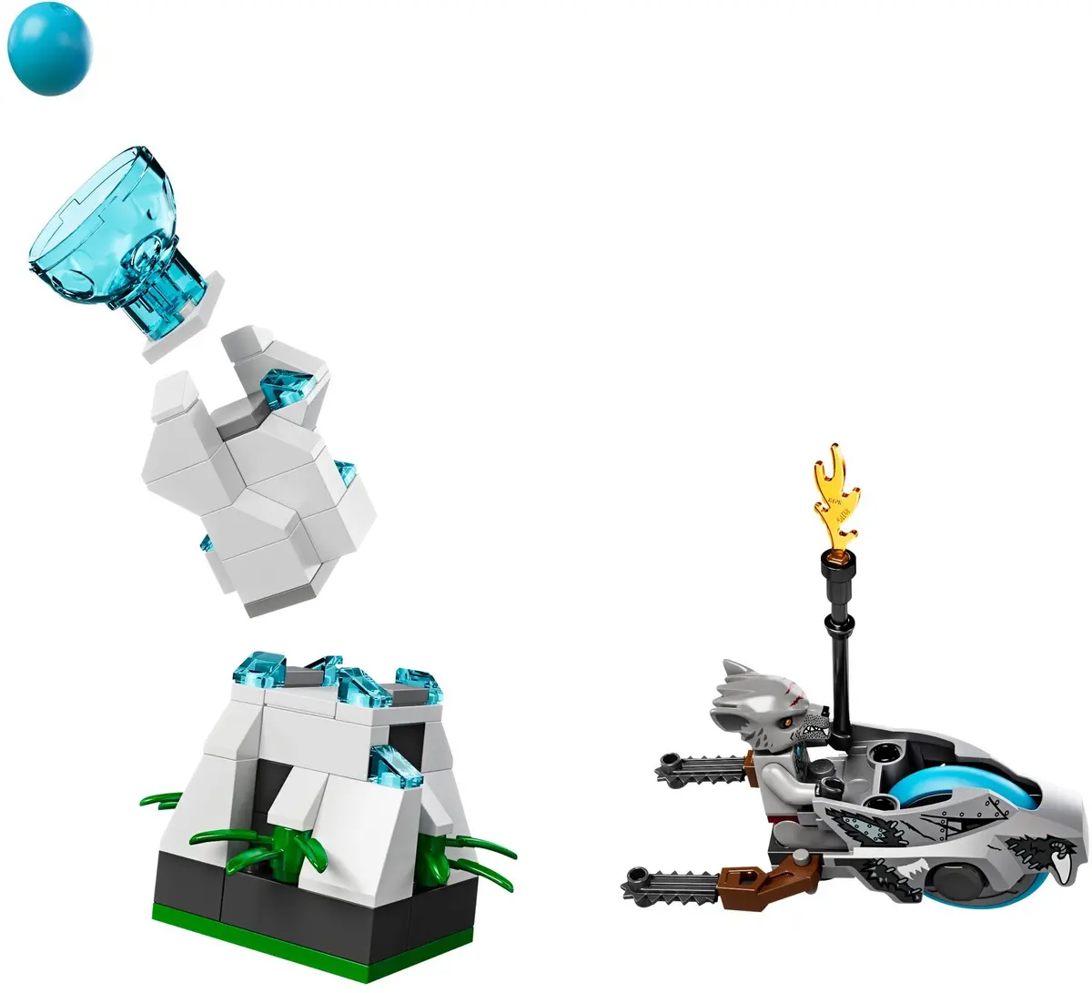 LEGO Legends of Chima 70106 Ice Tower set, image 3