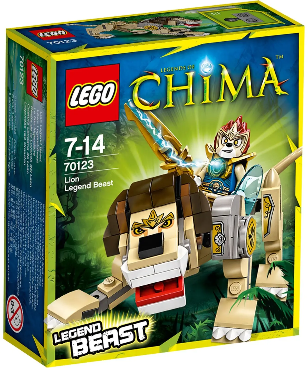 LEGO Legends of Chima 70123 Lion Legend Beast set, image 2