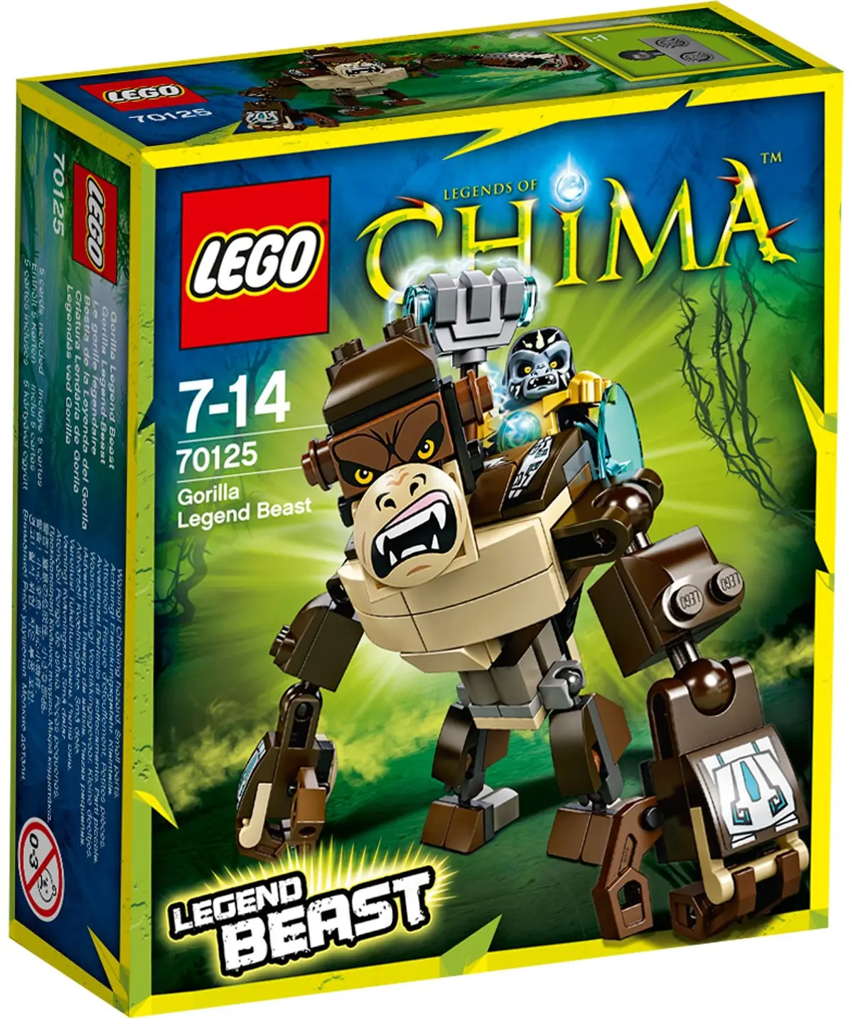 LEGO Legends of Chima 70125 Gorilla Legend Beast set, image 2