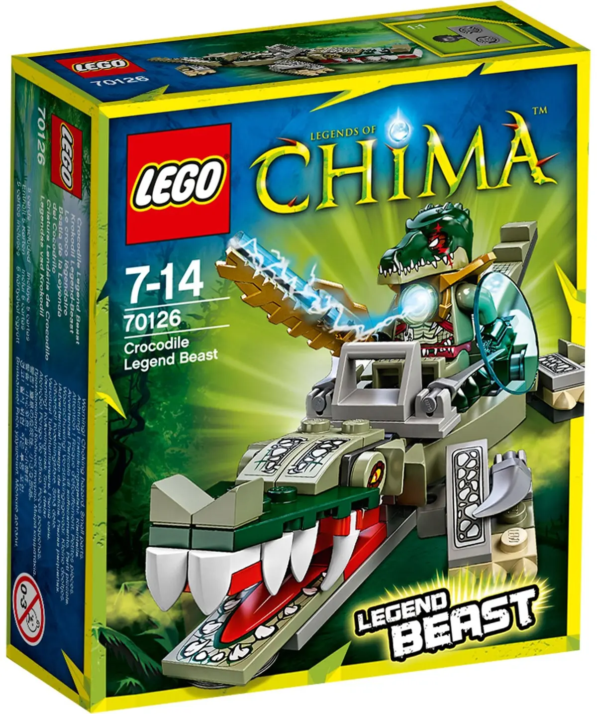 LEGO Legends of Chima 70126 Crocodile Legend Beast set, image 2