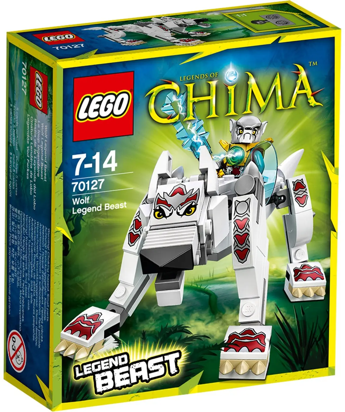 LEGO Legends of Chima 70127 Wolf Legend Beast set, image 2