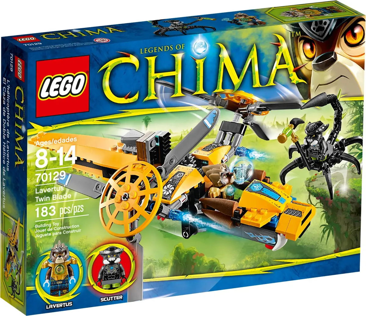 LEGO Legends of Chima 70129 Lavertus' Twin Blade set, image 2