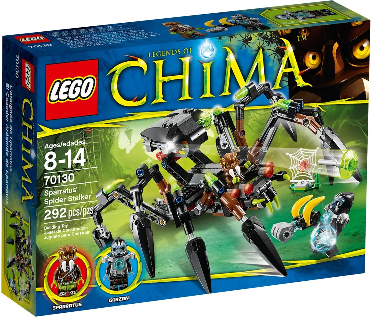 LEGO Legends of Chima 70130 Sparratus' Spider Stalker set, image 2
