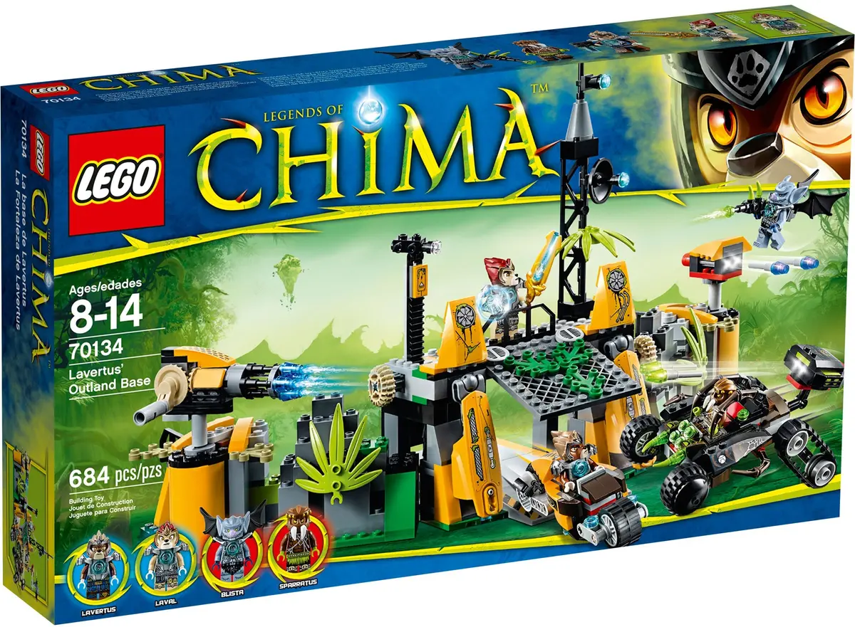 LEGO Legends of Chima 70134 Lavertus' Outland Base set, image 2