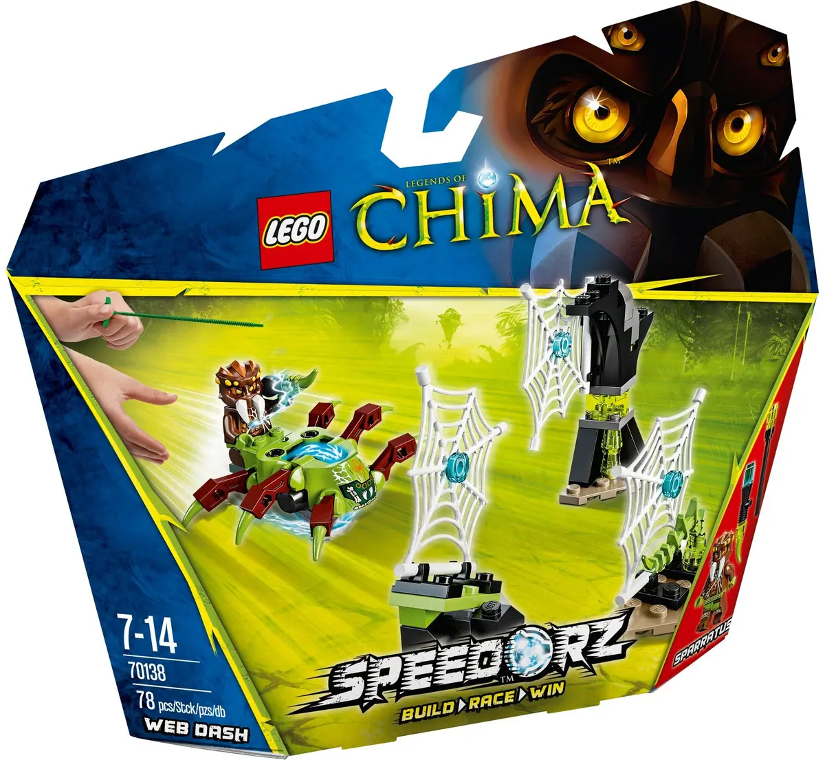 LEGO Legends of Chima 70138 Web Dash set, image 2