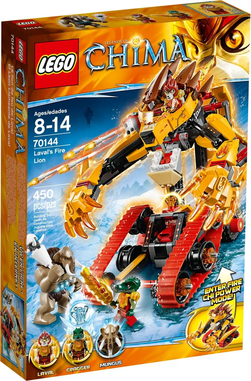 LEGO Legends of Chima 70144 Laval's Fire Lion set, image 2