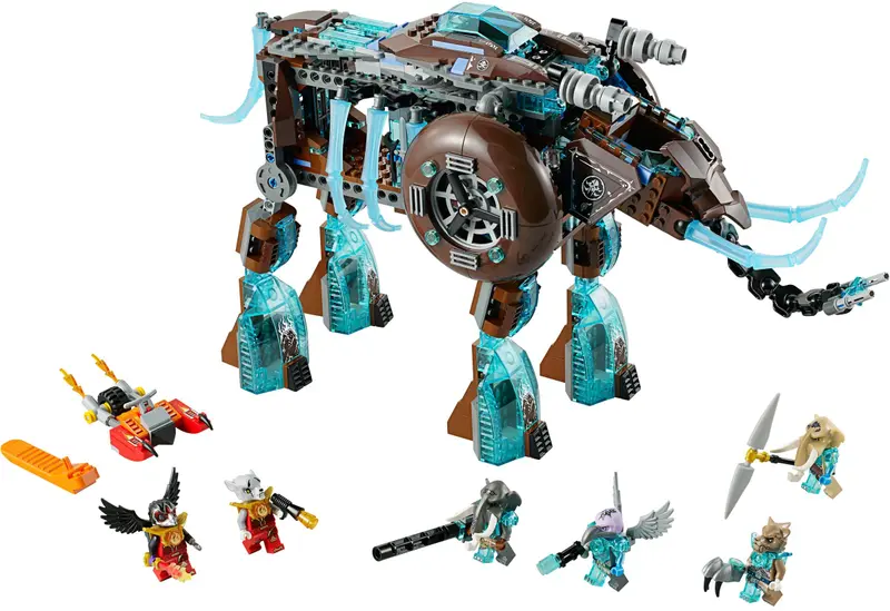 LEGO Legends of Chima 70145 Maula's Ice Mammoth Stomper set