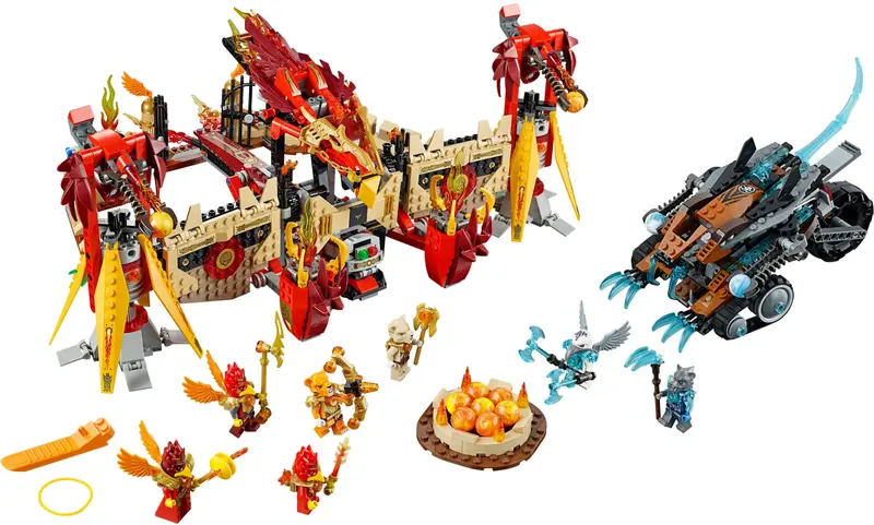 LEGO Legends of Chima 70146 Flying Phoenix Fire Temple set