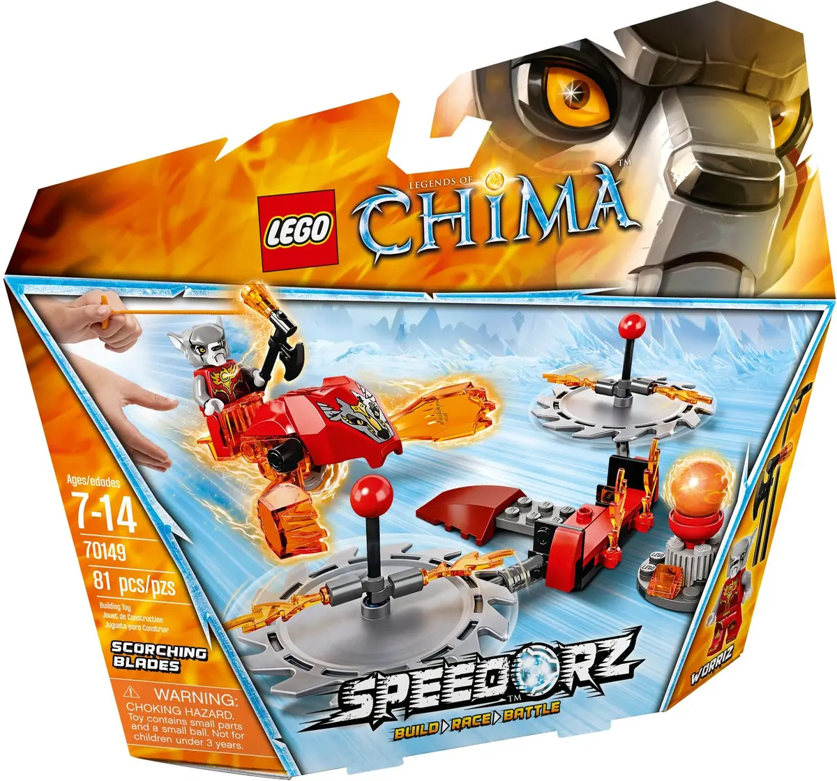 LEGO Legends of Chima 70149 Scorching Blades set, image 2