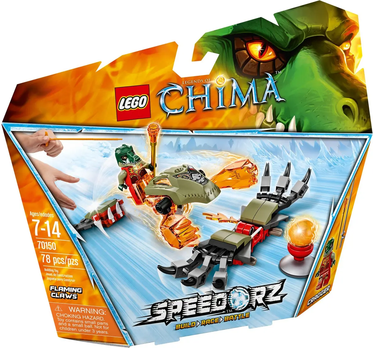 LEGO Legends of Chima 70150 Flaming Claws set, image 2