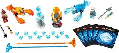 LEGO Legends of Chima 70156 Fire vs. Ice set