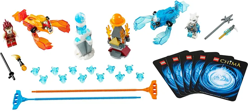 LEGO Legends of Chima 70156 Fire vs. Ice set