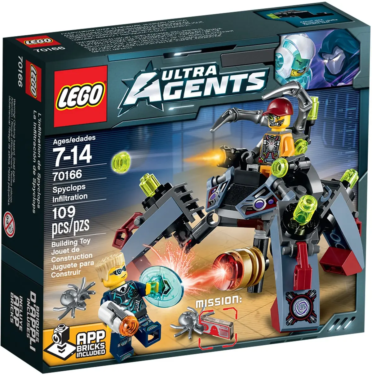 LEGO Ultra Agents 70166 Spyclops Infiltration set, image 2