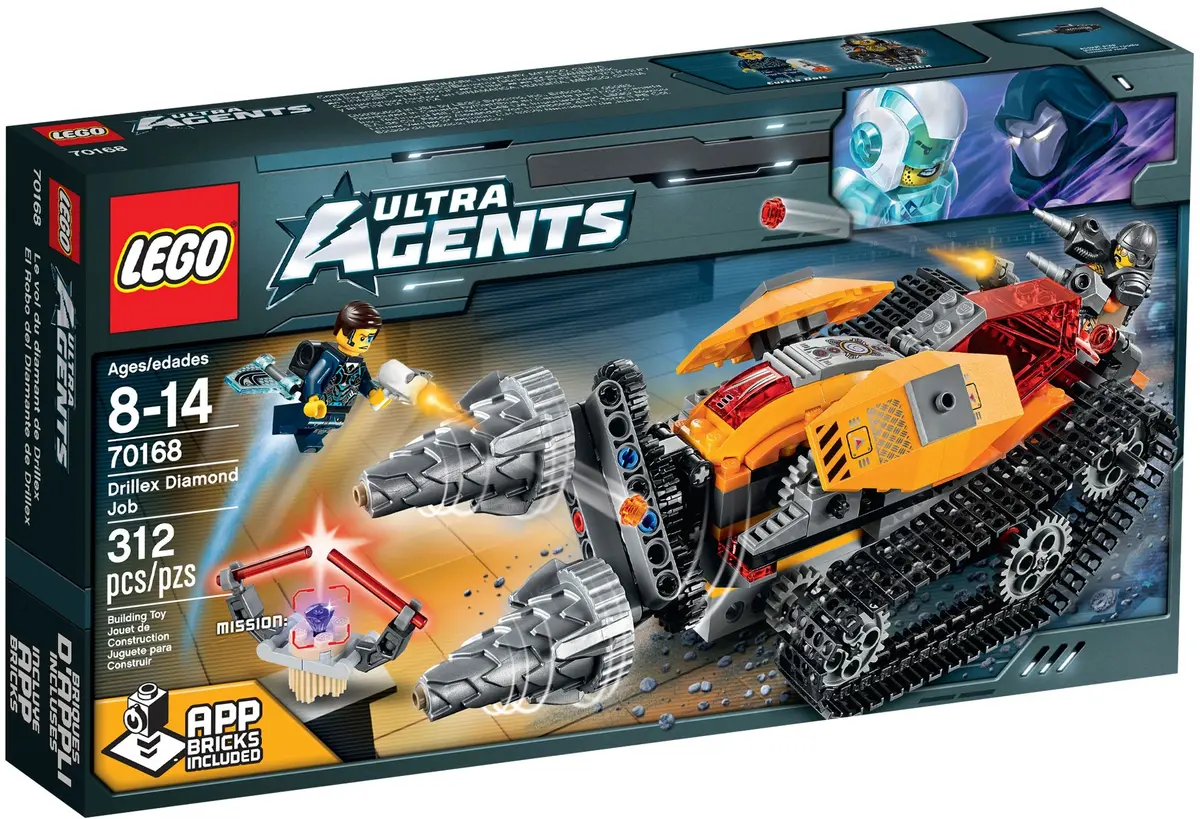 LEGO Ultra Agents 70168 Drillex Diamond Job set, image 2