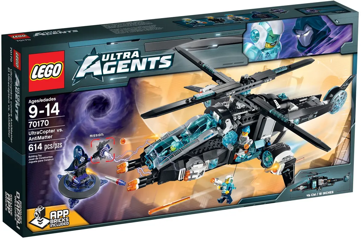 LEGO Ultra Agents 70170 UltraCopter vs. AntiMatter set, image 2